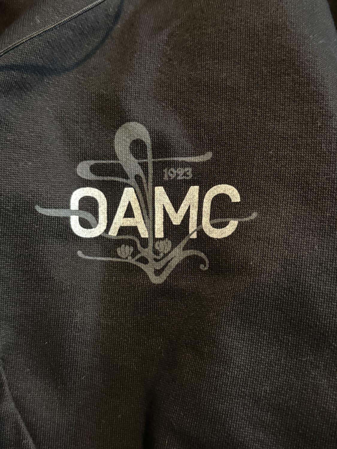 oamc 블랙 후드티 상품이미지3