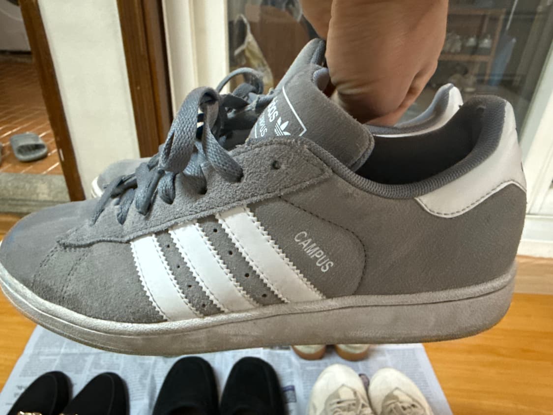 아디다스 오리지널스 캠퍼스2 그레이 255사이즈(실착 260)판매합니다. 상품이미지6