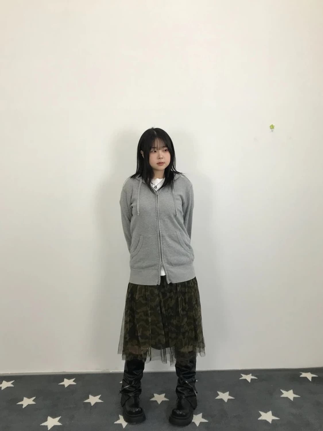 Uniqlo Grey Full Zip Hoodie 상품이미지1