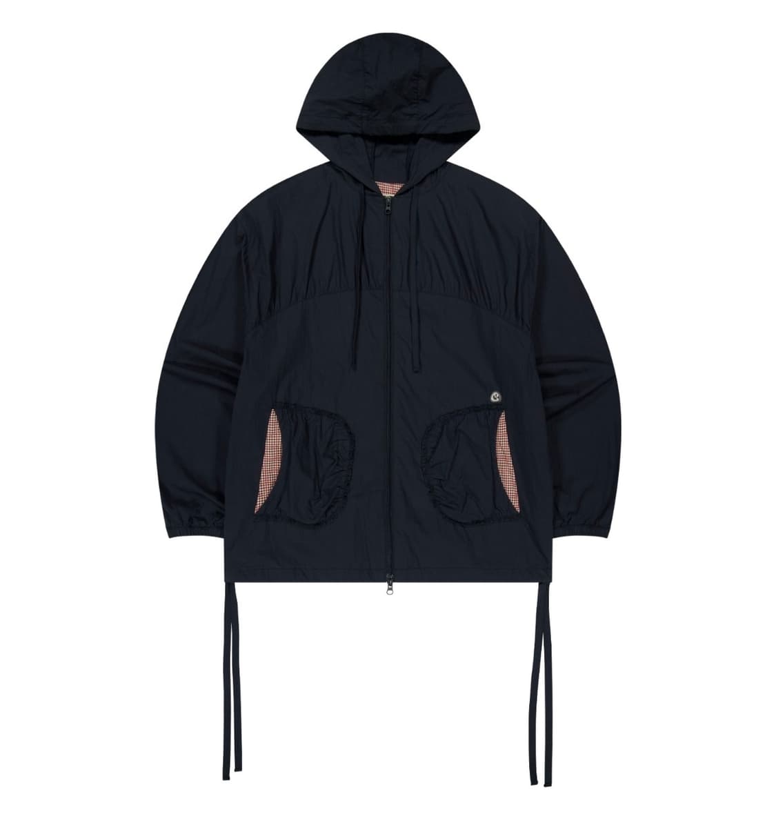 코이세이오 체크 윈드 브레이커 네이비 1사이즈 상품이미지1