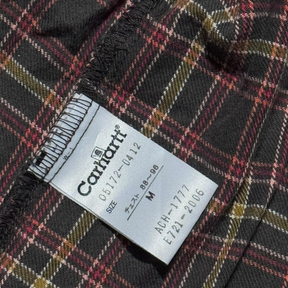 칼하트 체크 셔츠 자켓 상품이미지7