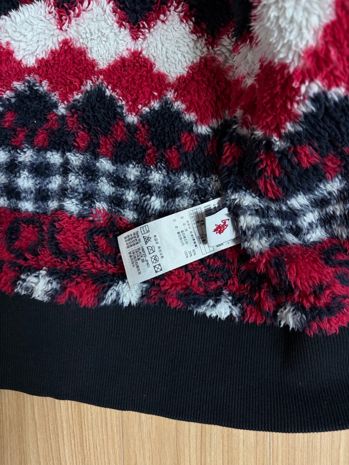 폴로 털 후드집업 상품이미지5