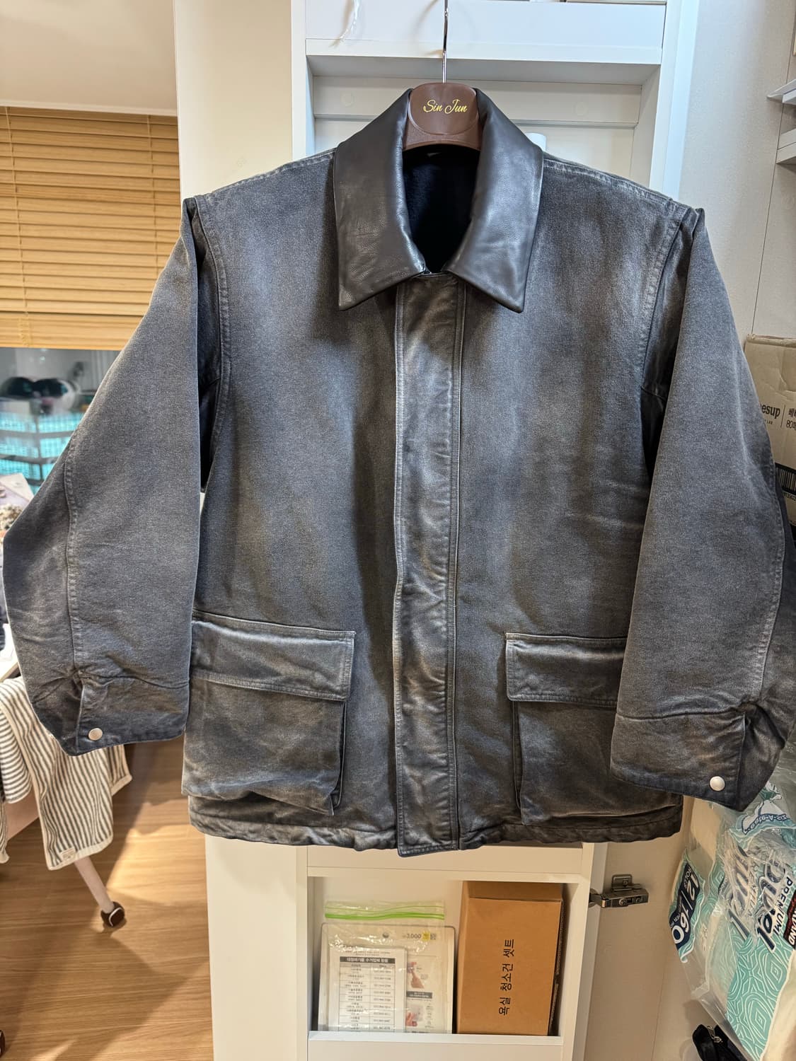 오라리 코튼 덕 블루종 4 상품이미지1