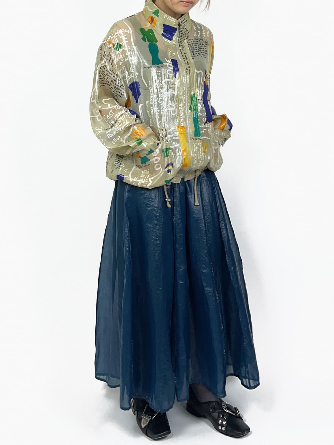 vintage sheer printed jacket 상품이미지7