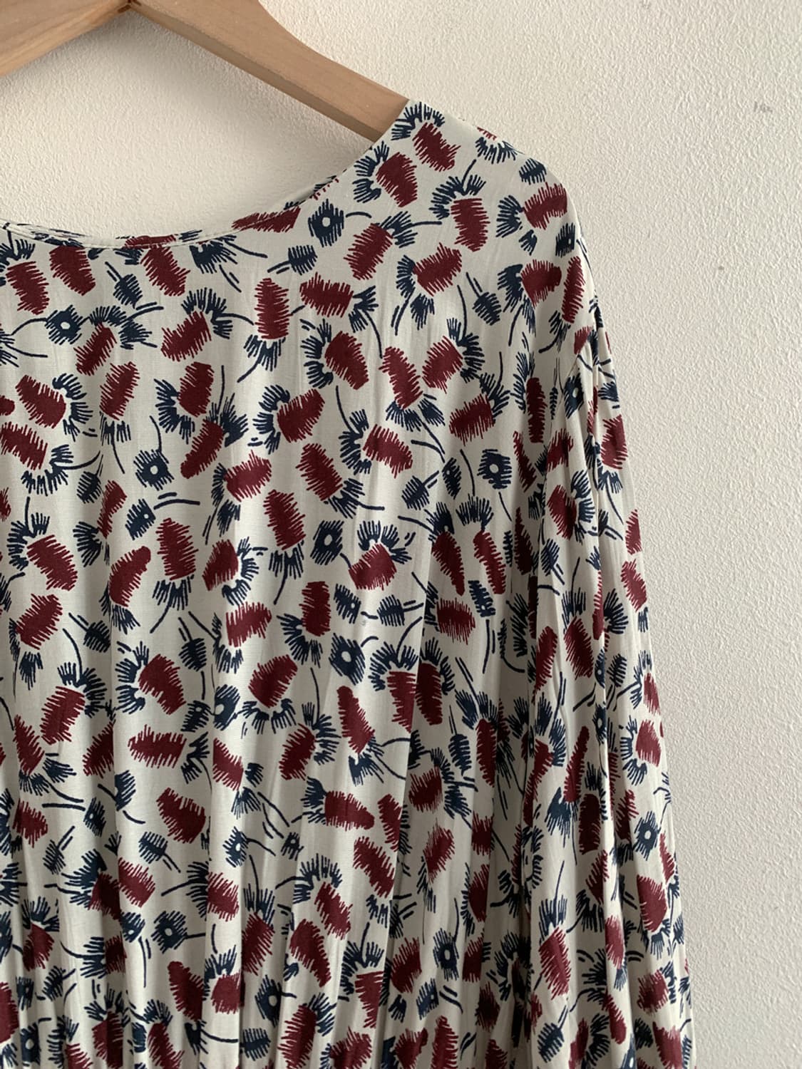 Back V Neck Flower Dress 상품이미지6