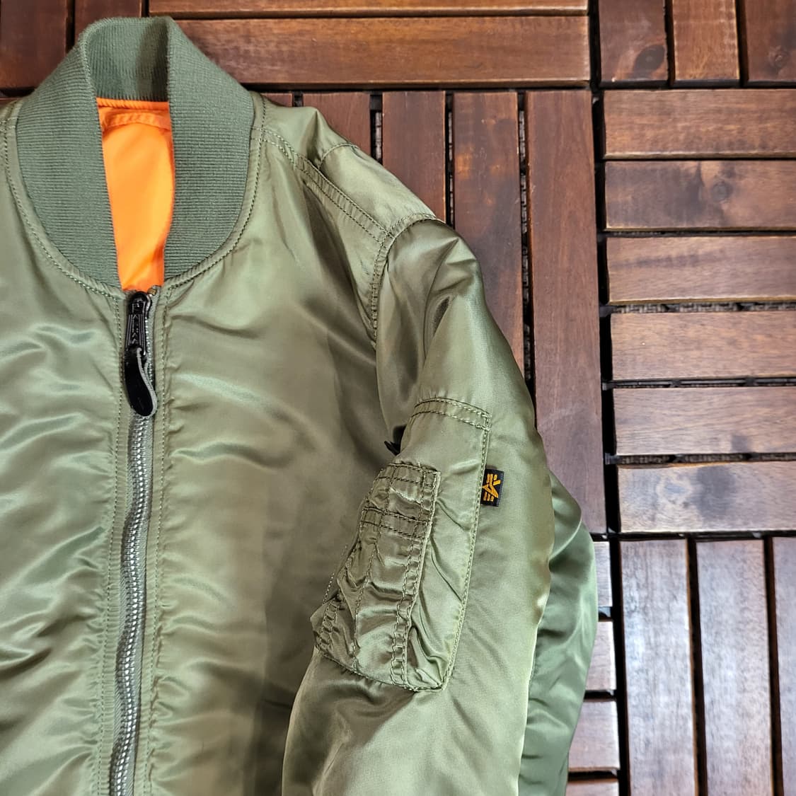 알파인더스트리 MA-1 자켓 (M) 상품이미지4