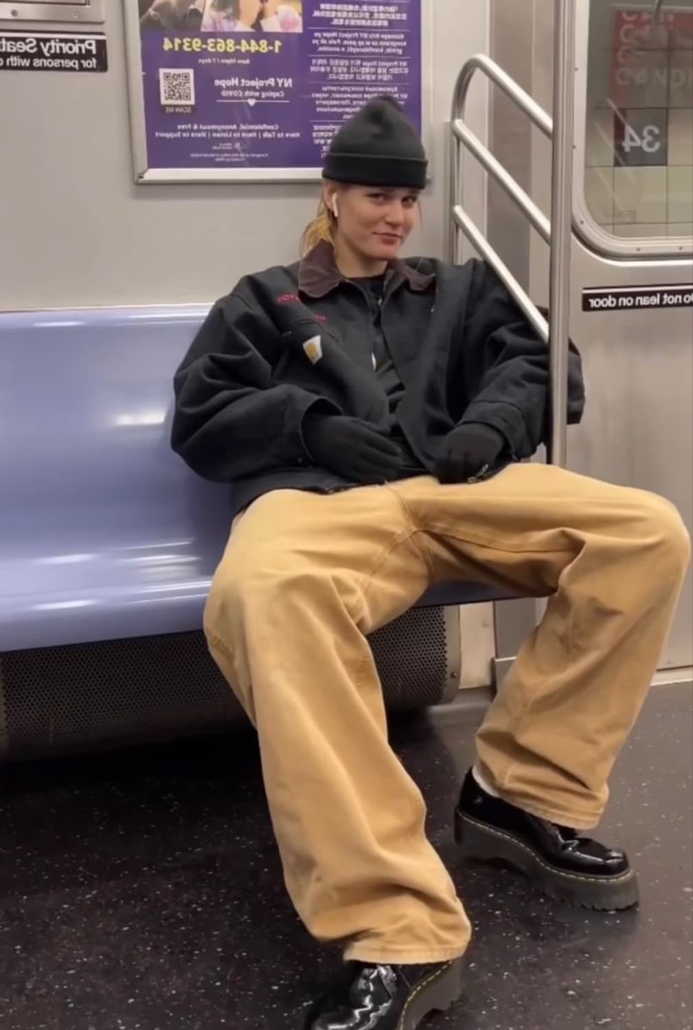 Dickies 디키즈 워크웨어 싱글니 베이지 카펜터 팬츠 30 상품이미지8