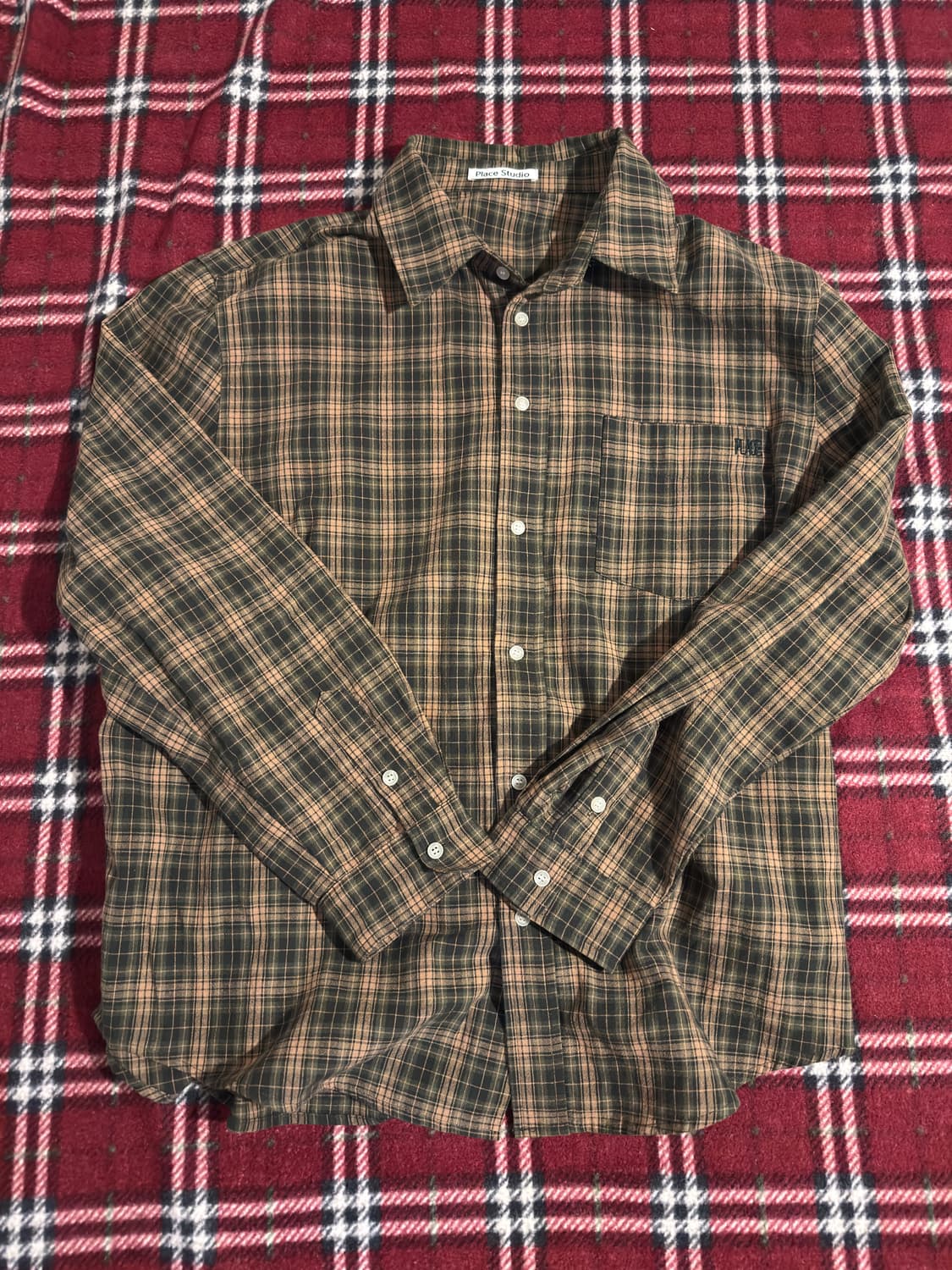 플레이스스튜디오 체크셔츠  상품이미지1