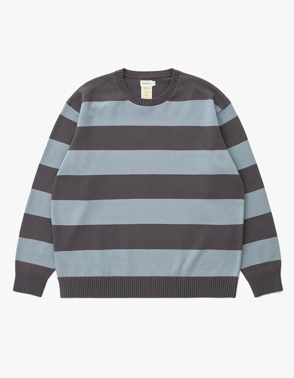 [m] 카키스 보더 스트라이프 스웨터 팝니다 상품이미지3