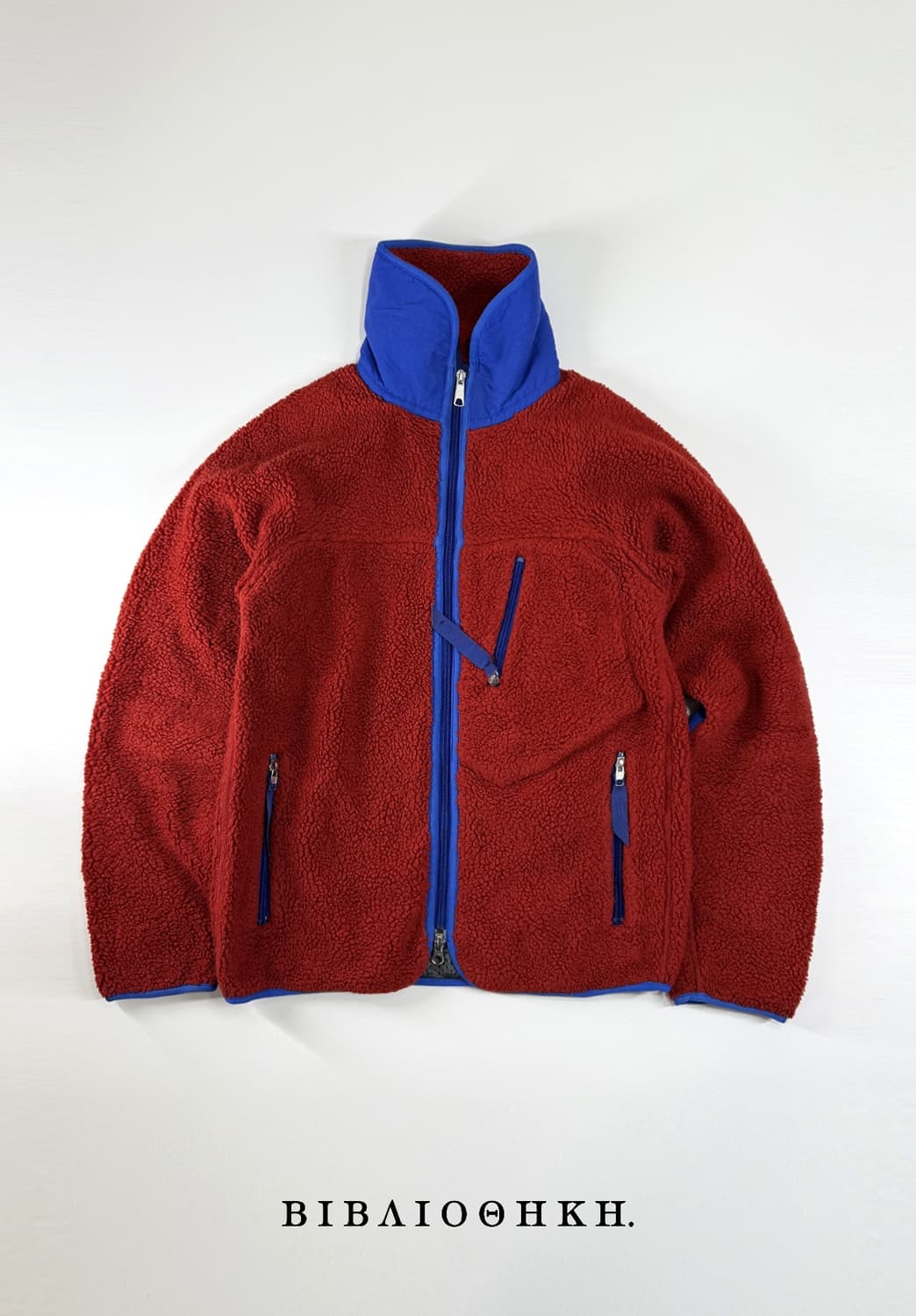 컬러 블럭 후리스 투웨이 자켓 상품이미지1