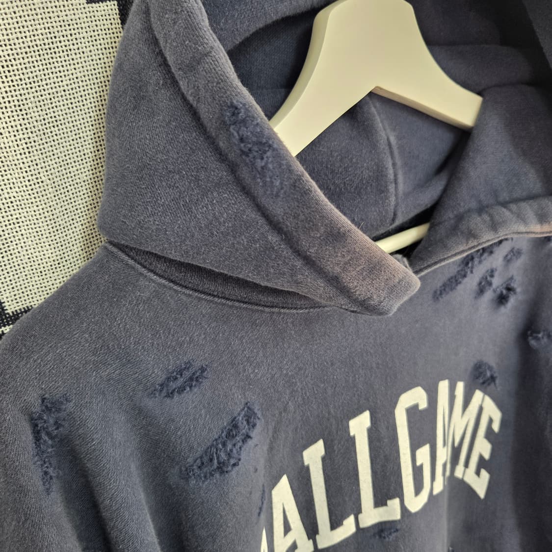 빈티지 볼게임 페이딩 후드 상품이미지2