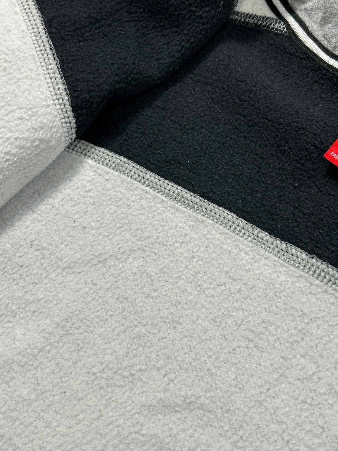 나이키 그레이 배색 기모 후드집업 M   상품이미지5