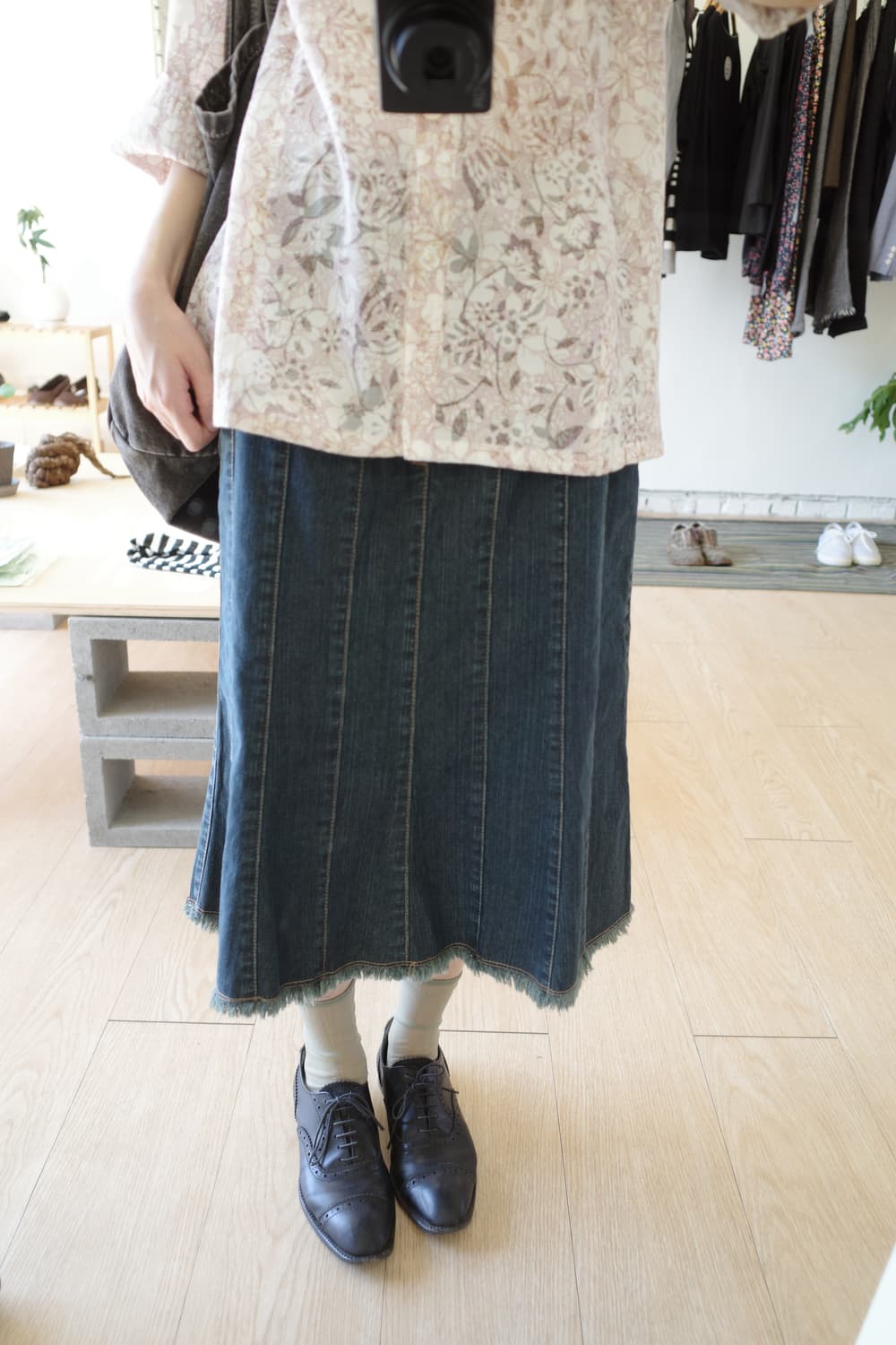 incisional denim skirt 상품이미지3