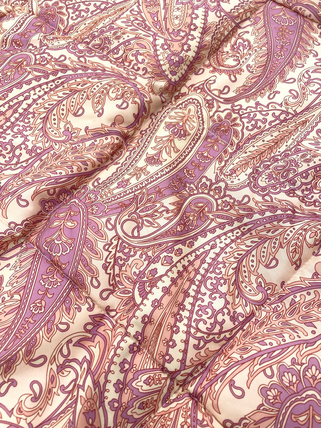 올드 셀린느 스타일 페이즐리 패딩 볼레로 상품이미지4