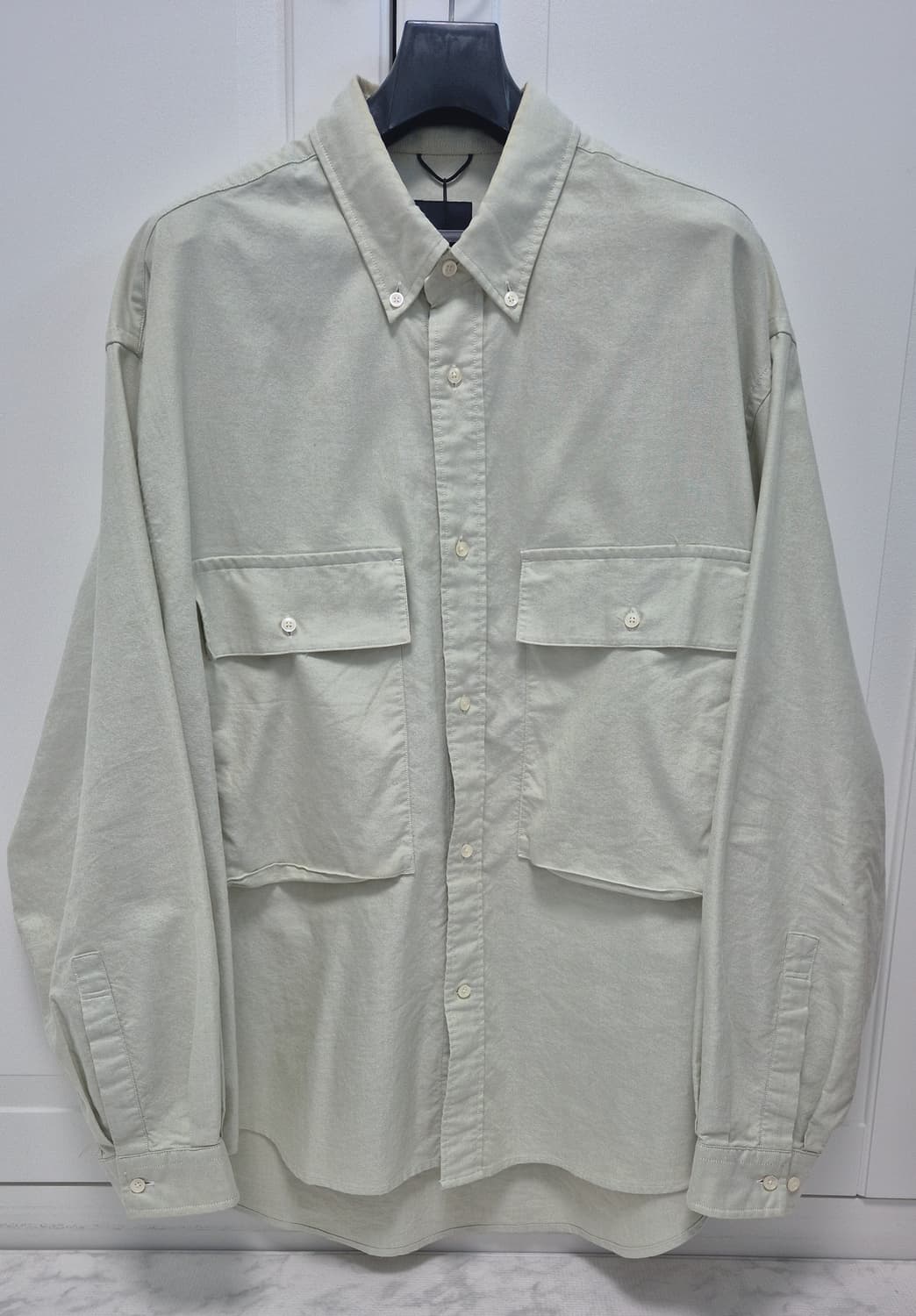 [2] 모이프 x 느린양반 오버핏 와이드 유틸리티 셔츠  상품이미지5