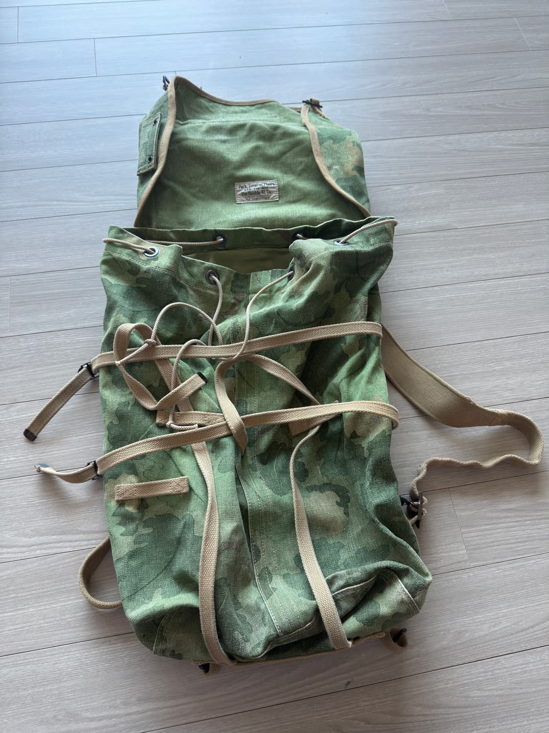 rrl 더블알엘 카모플라쥬 백팩 밀리터리 초희귀 레어템 상품이미지1
