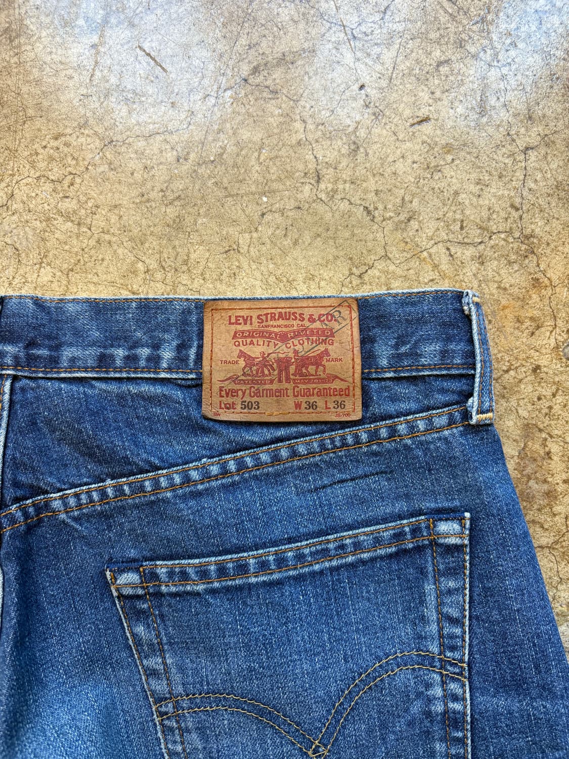 90s 95년 생산 리바이스 503 상품이미지5