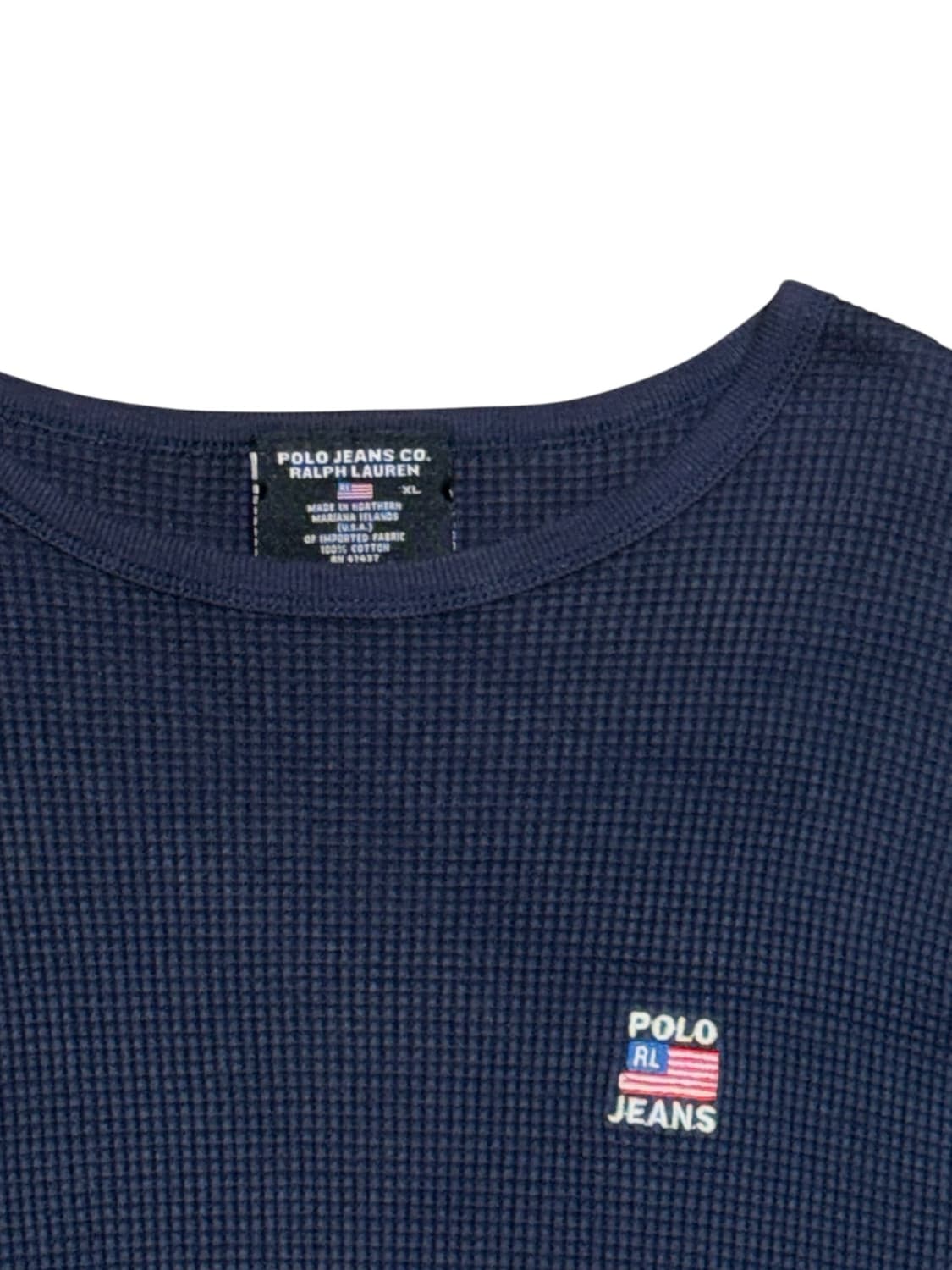 폴로 랄프로렌 성조기 와플 롱슬리브 상품이미지6