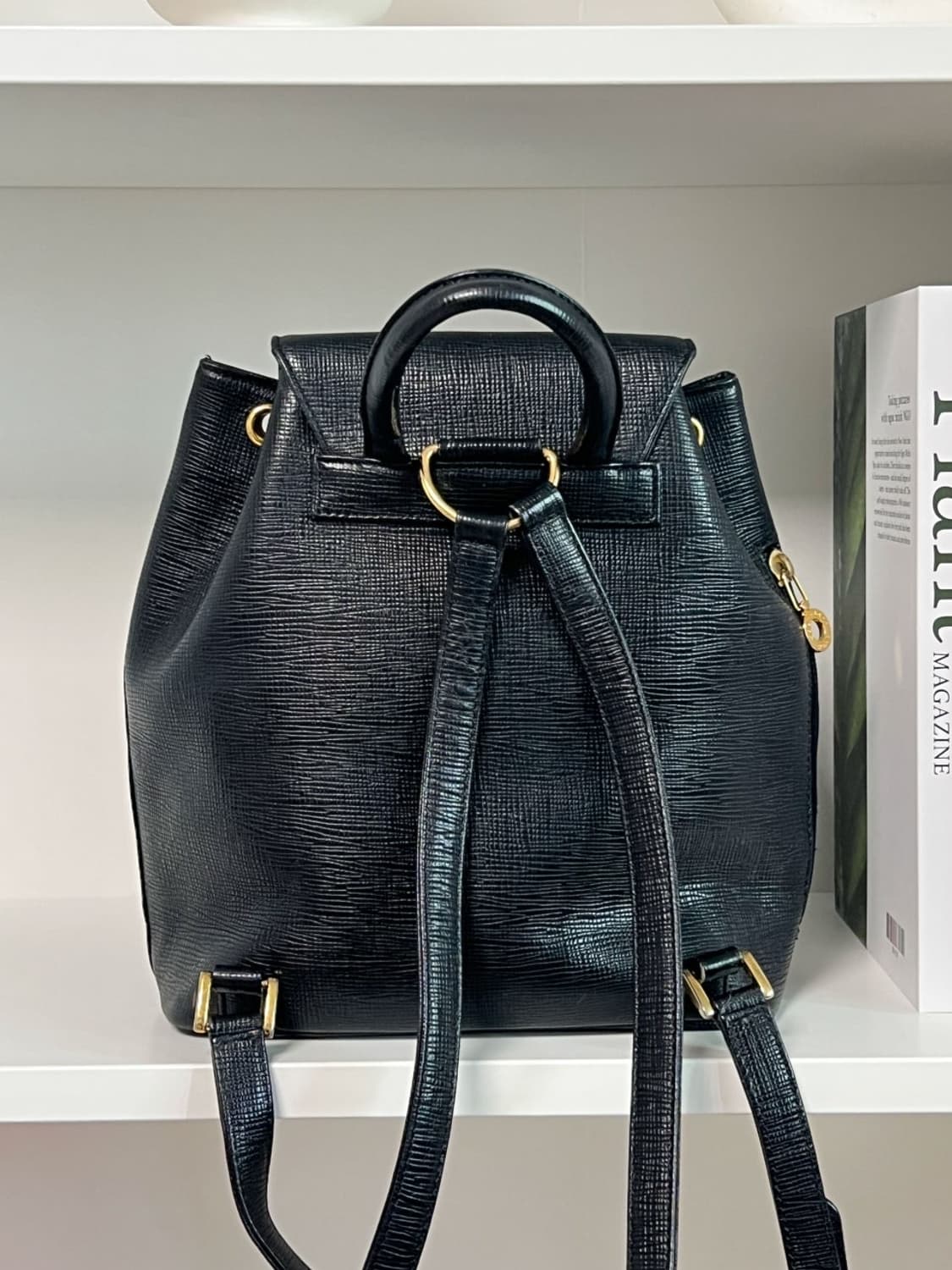 courreges / 꾸레쥬 블랙 사피아노 백팩  상품이미지5