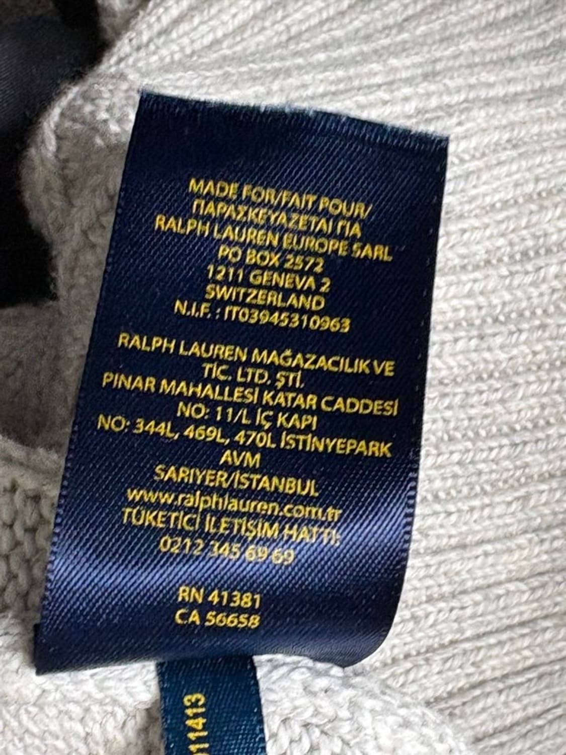 S 폴로랄프로렌 그레이 케이블 니트 상품이미지5