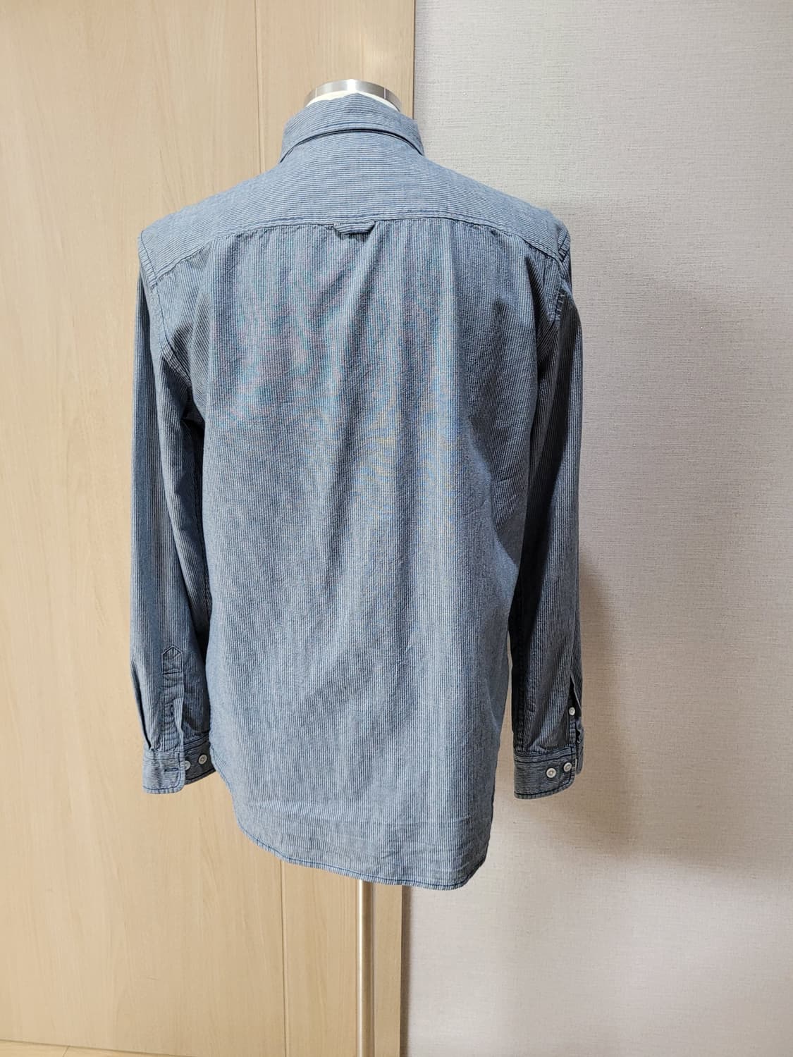 행텐 Hangten 남자 스트라이프 셔츠 105 라이트블루 상품이미지6