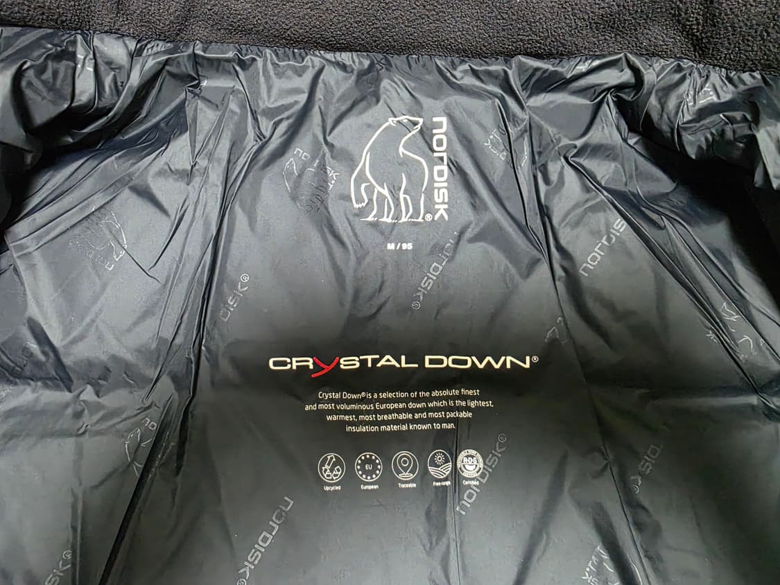 [미착용] 노르디스크 여성 레이사 크리스탈다운 캠핑 후디 점퍼 상품이미지3