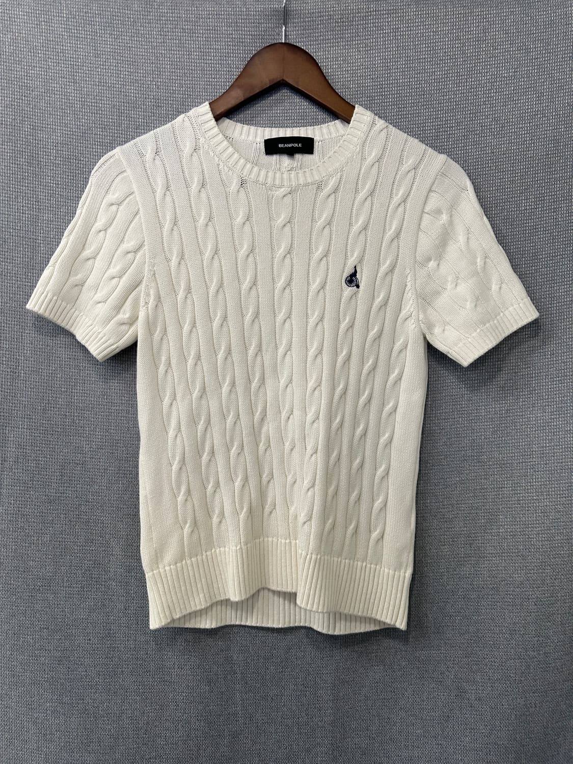 빈폴 BEANPOLE 케이블 반팔 니트 상품이미지1