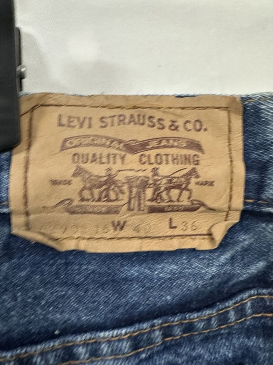 [W40L36] LEVI'S 리바이스629 80s UK 오렌지탭 빈티지 상품이미지5