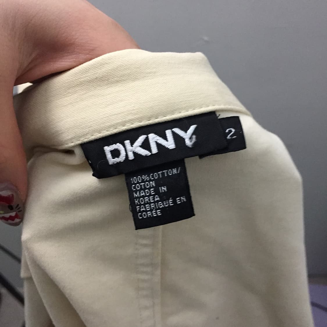 DKNY 도나카란 모리걸 레몬 코튼 자켓 상품이미지4