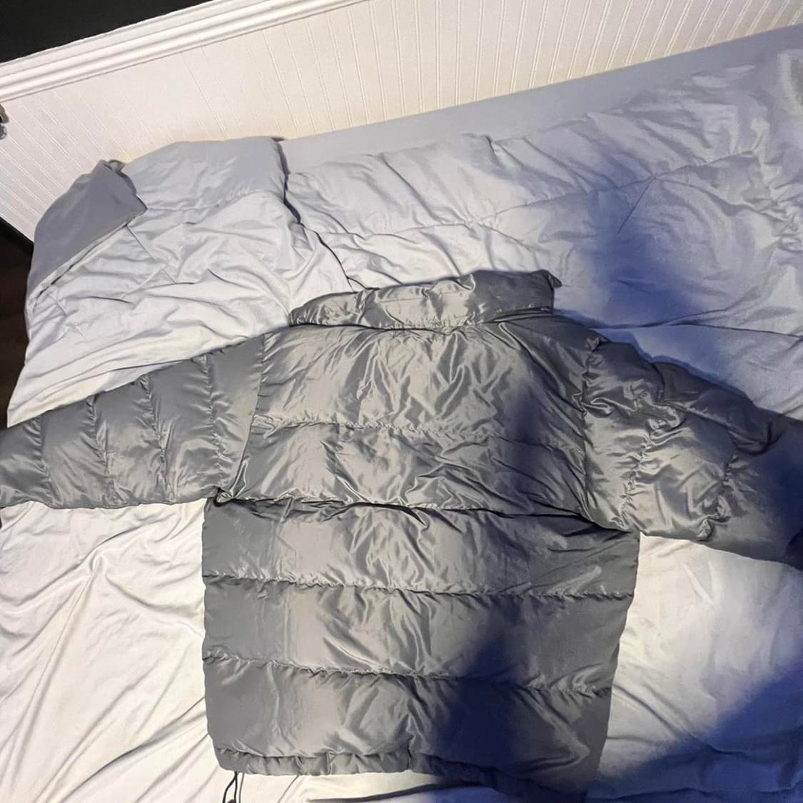 90s 폴로스포츠 다운 패딩 자켓 실버 상품이미지4