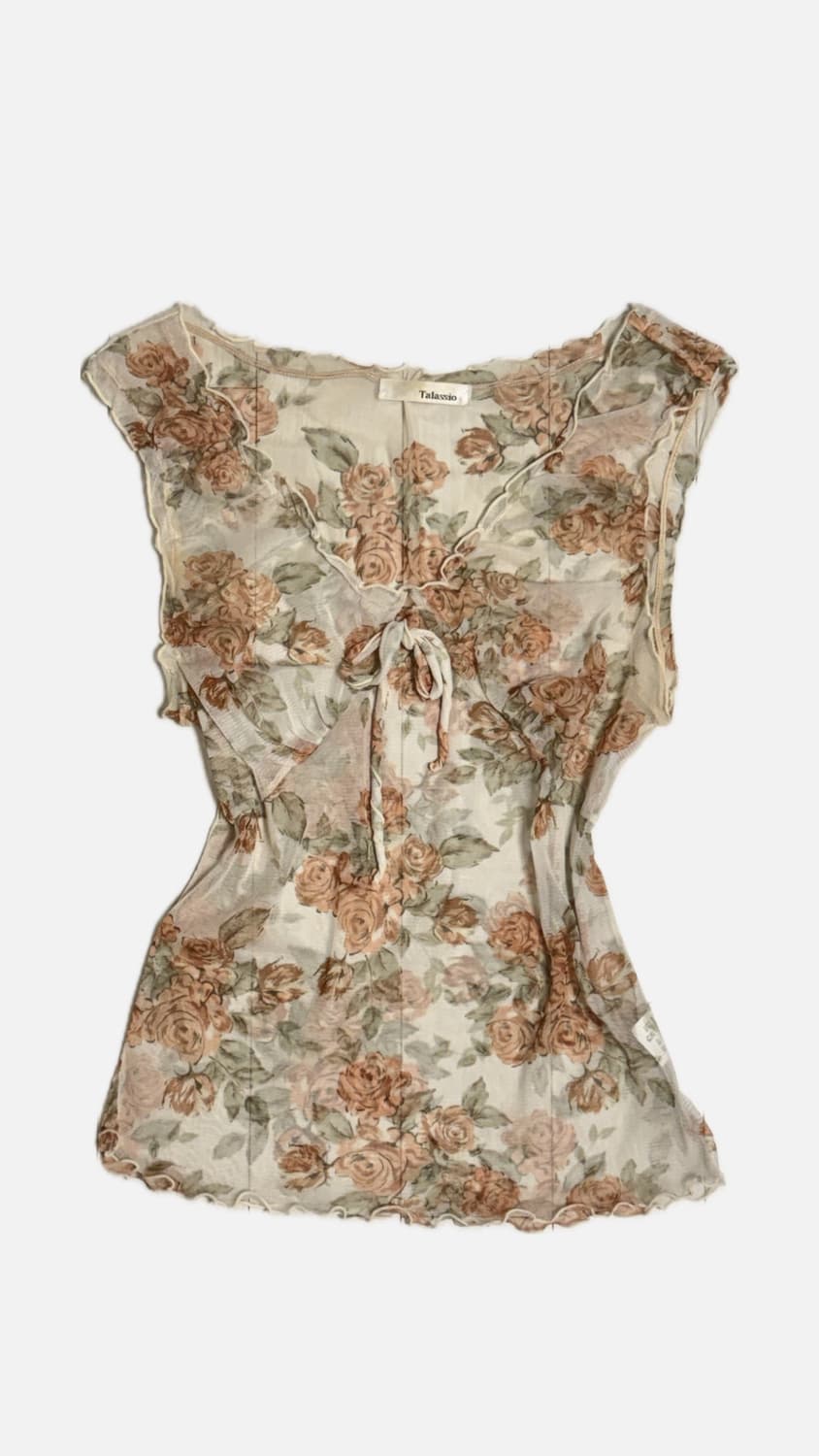 로즈 시스루 슬리브리스 상품이미지1