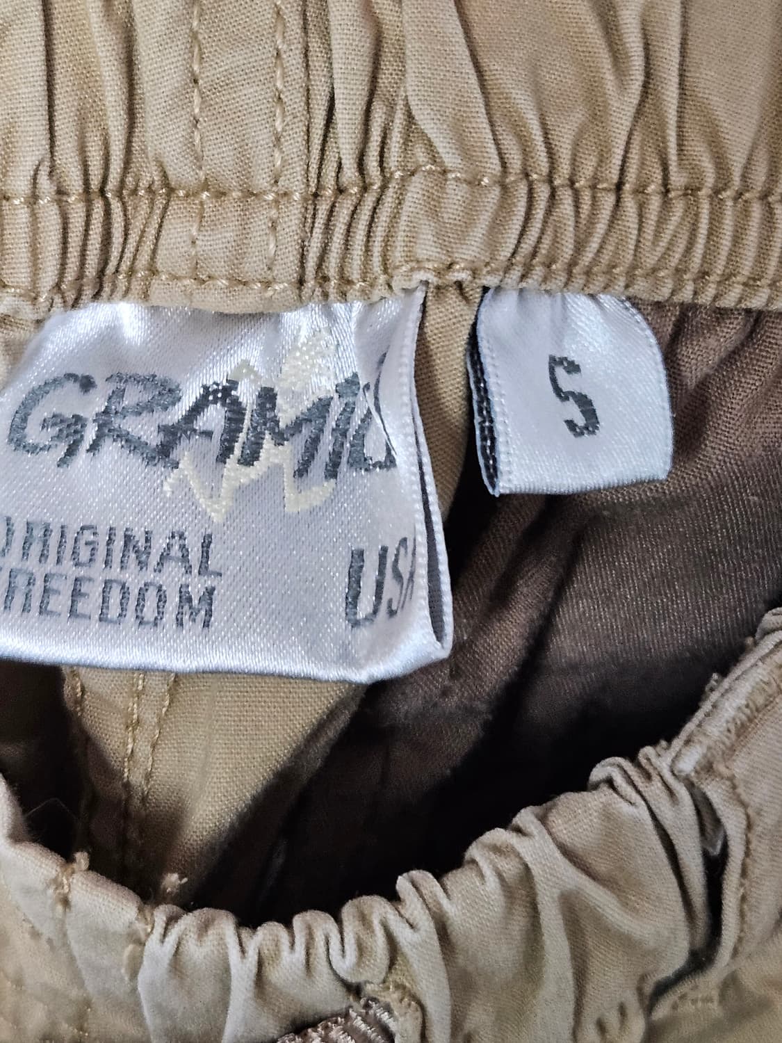 그라미치 베이지 벨티드 팬츠s 상품이미지6