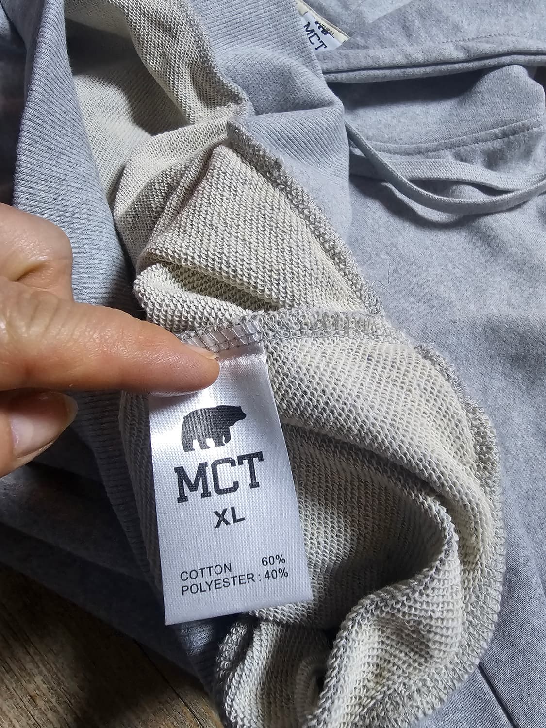 MCT 회색 후드티
 상품이미지3