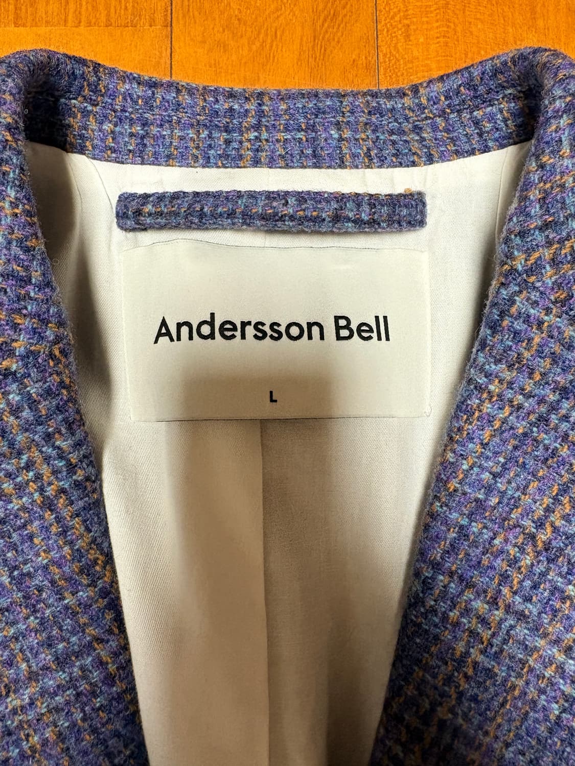 앤더슨벨 블레이저 자켓 L사이즈 블루 상품이미지2