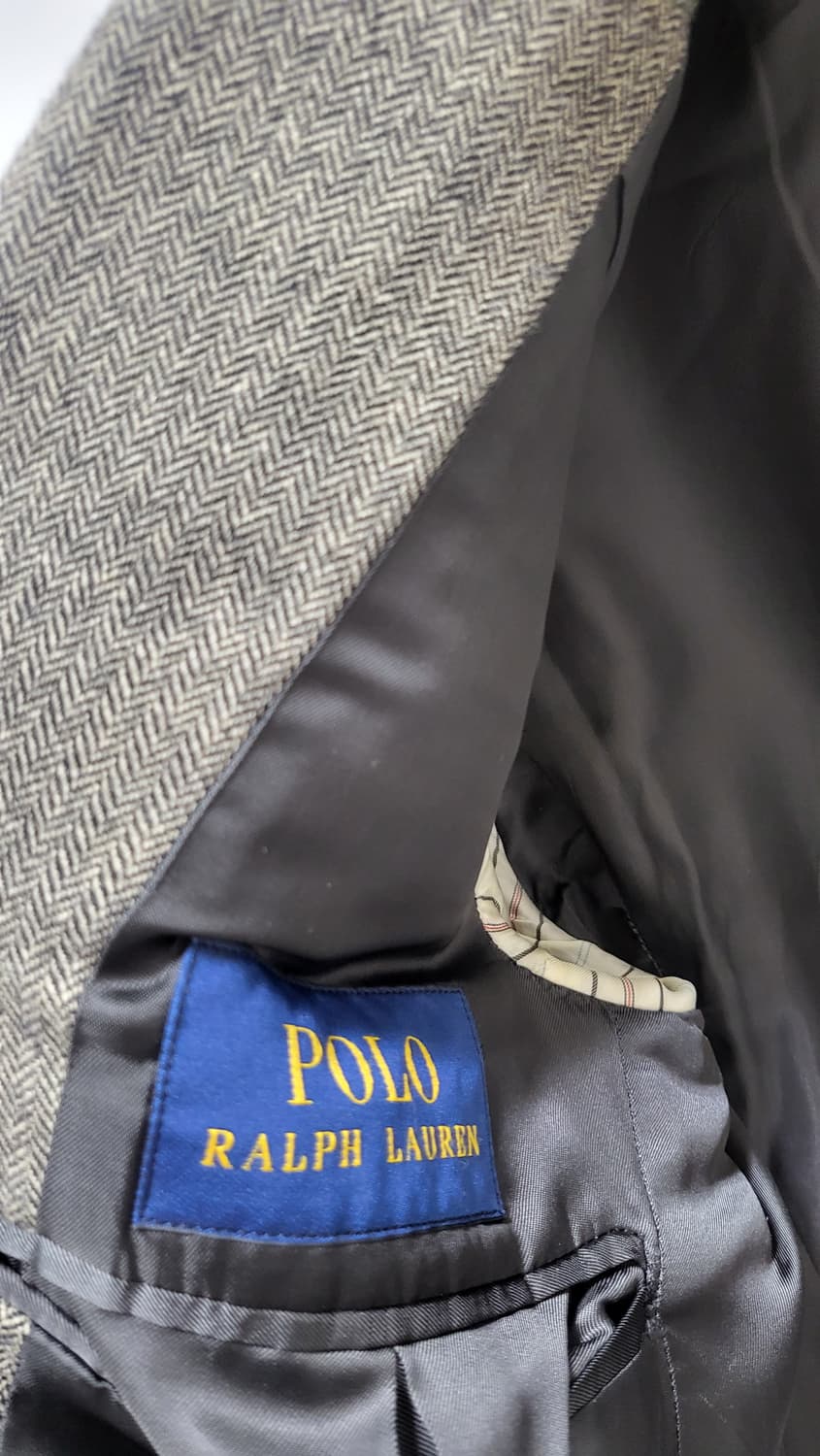 폴로 랄프로렌 남성 헤링본 울 블레이저(이태리메이드)  상품이미지8