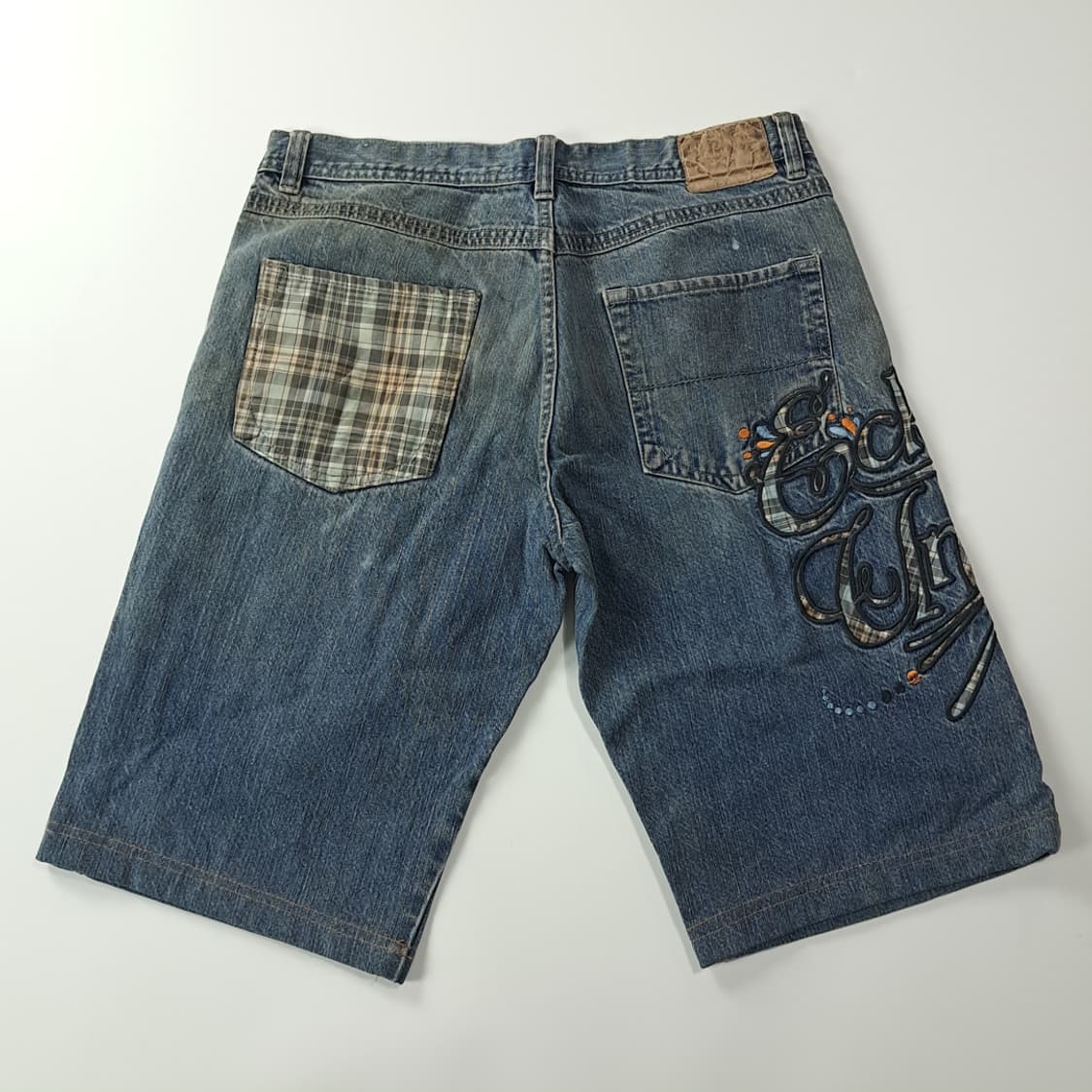 CK390 35 에코언리미티드 00s 인디고 데님 하프팬츠 반바지 상품이미지6