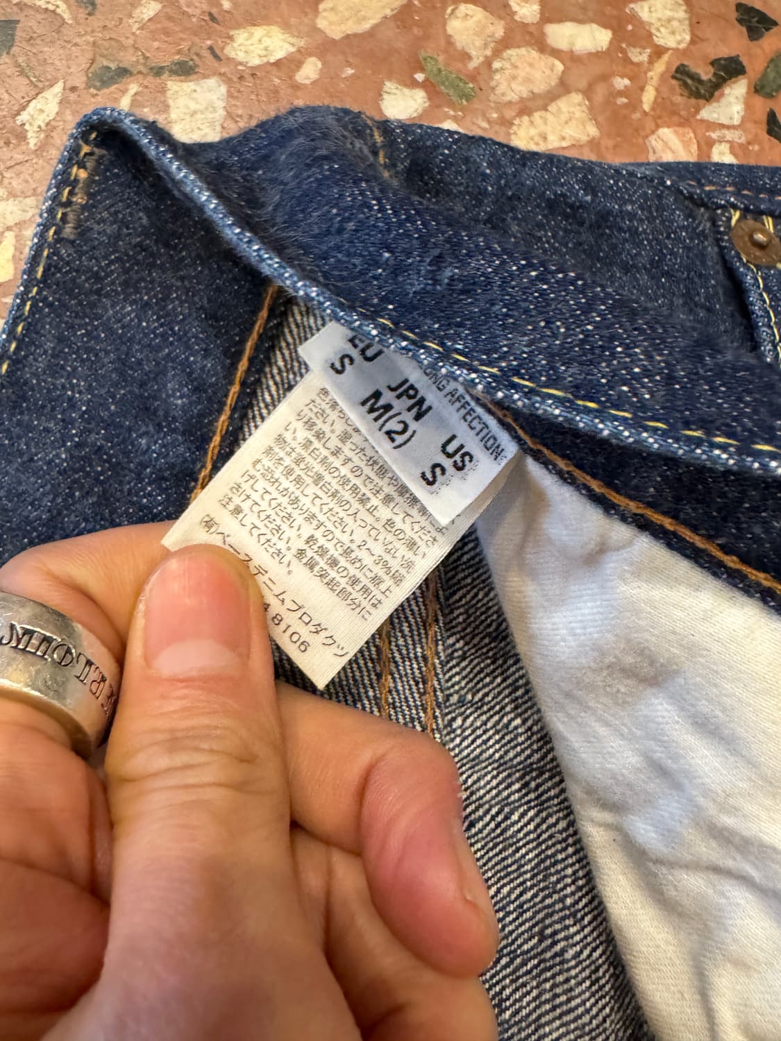 오어슬로우 107 슬림 스트레이트 데님 (32) 상품이미지7