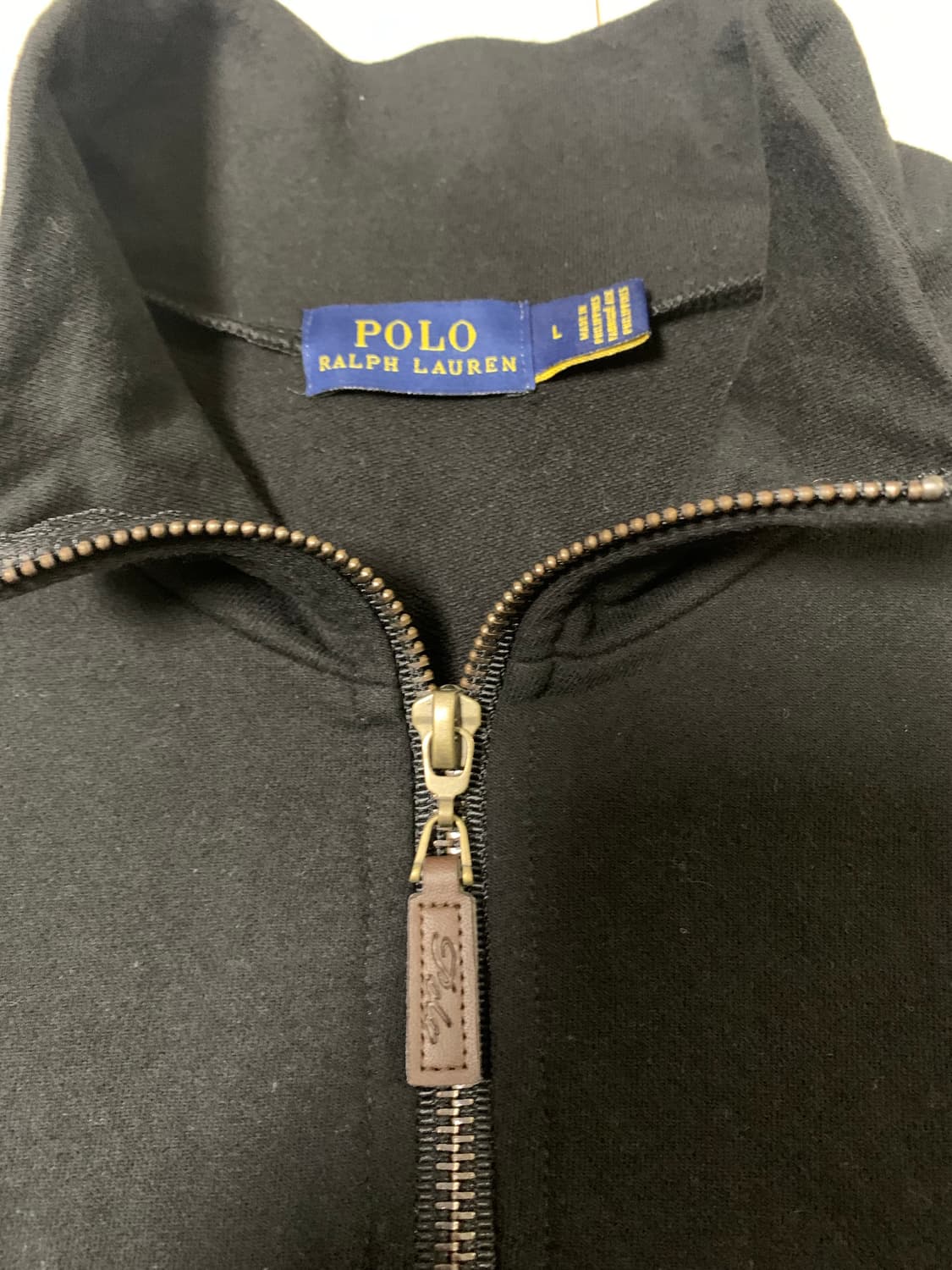 폴로 랄프로렌 하프집업 블랙 긴팔티 상품이미지3