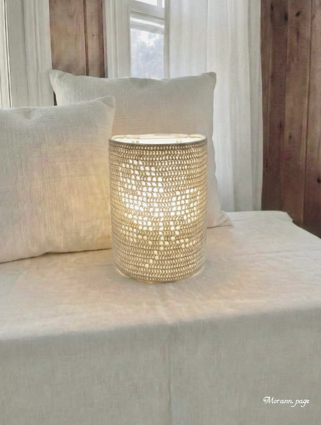 Rose Crochet Lamp 상품이미지1