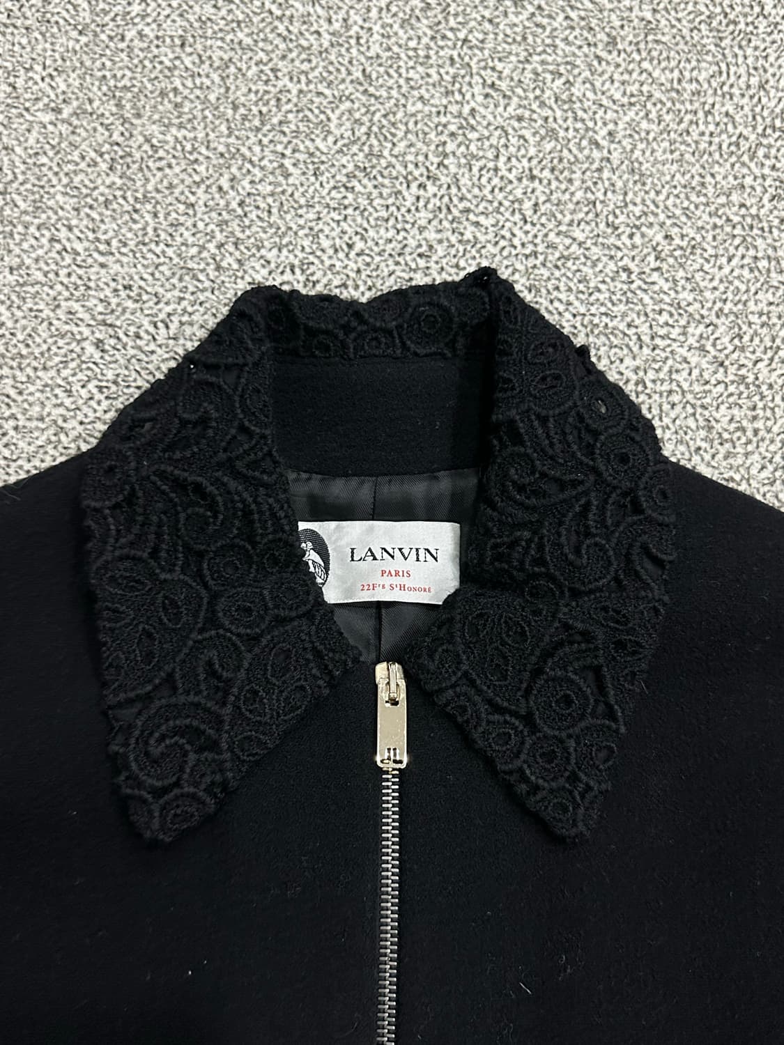 랑방 컬렉션 울 레이스 코트 상품이미지3