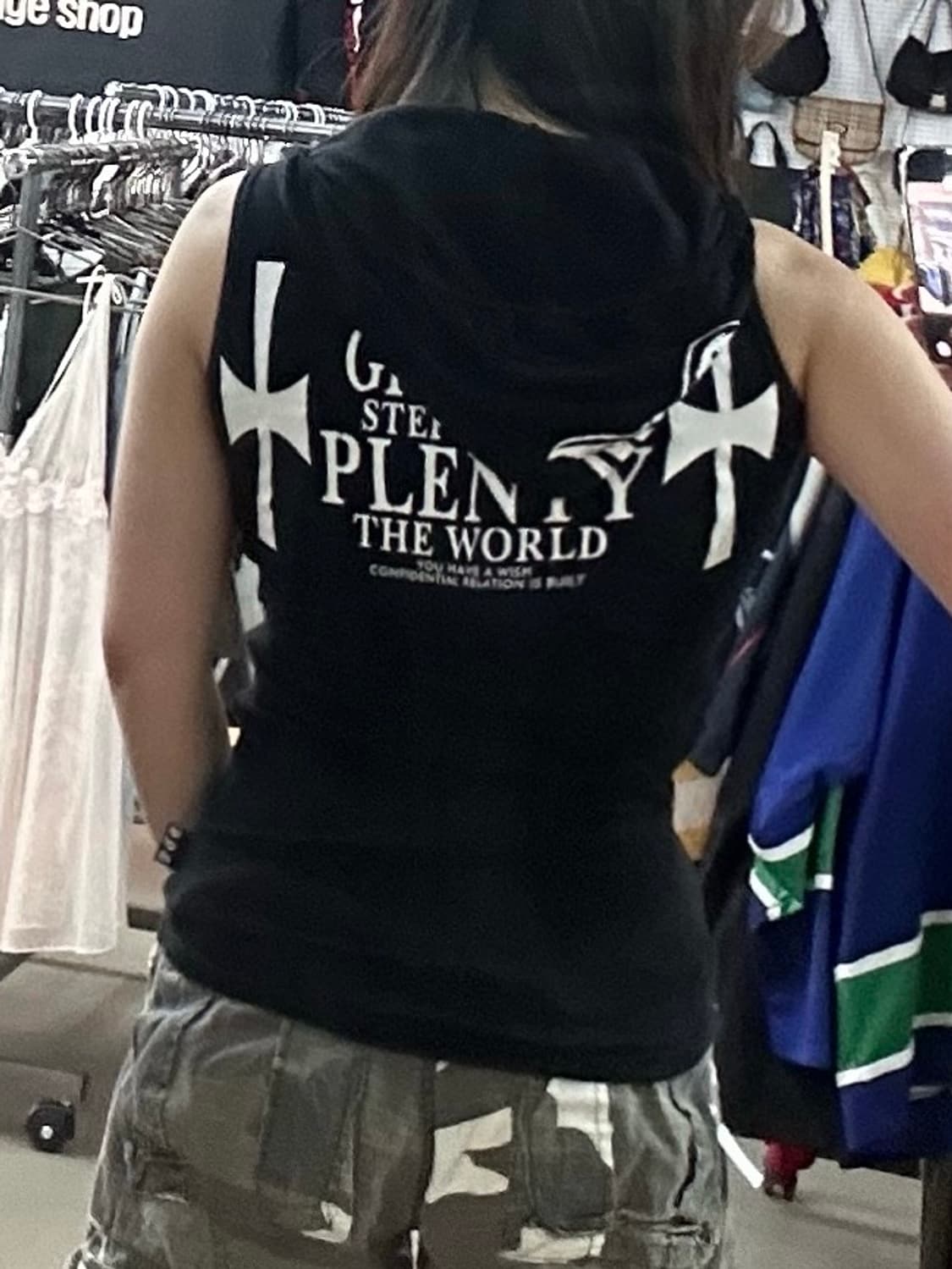 y2k 민소매후드 슬리브 상품이미지2