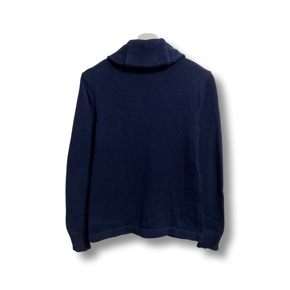 [M] 랄프로렌 빈티지 그린라벨 숄카라 가디건 네이비 상품이미지5