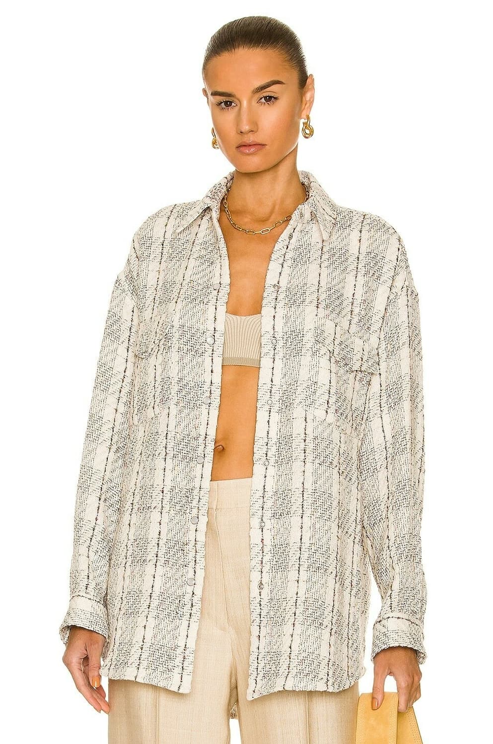 Iro 이로 vicenta 트위드 셔츠 상품이미지1