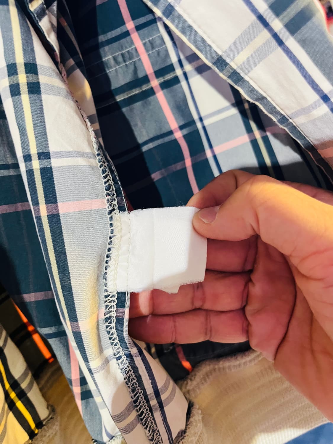 폴로 랄프로렌 타탄체크 블루종 상품이미지7