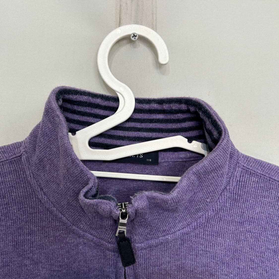 헤지스 남성 니트 반집업 110 상품이미지2