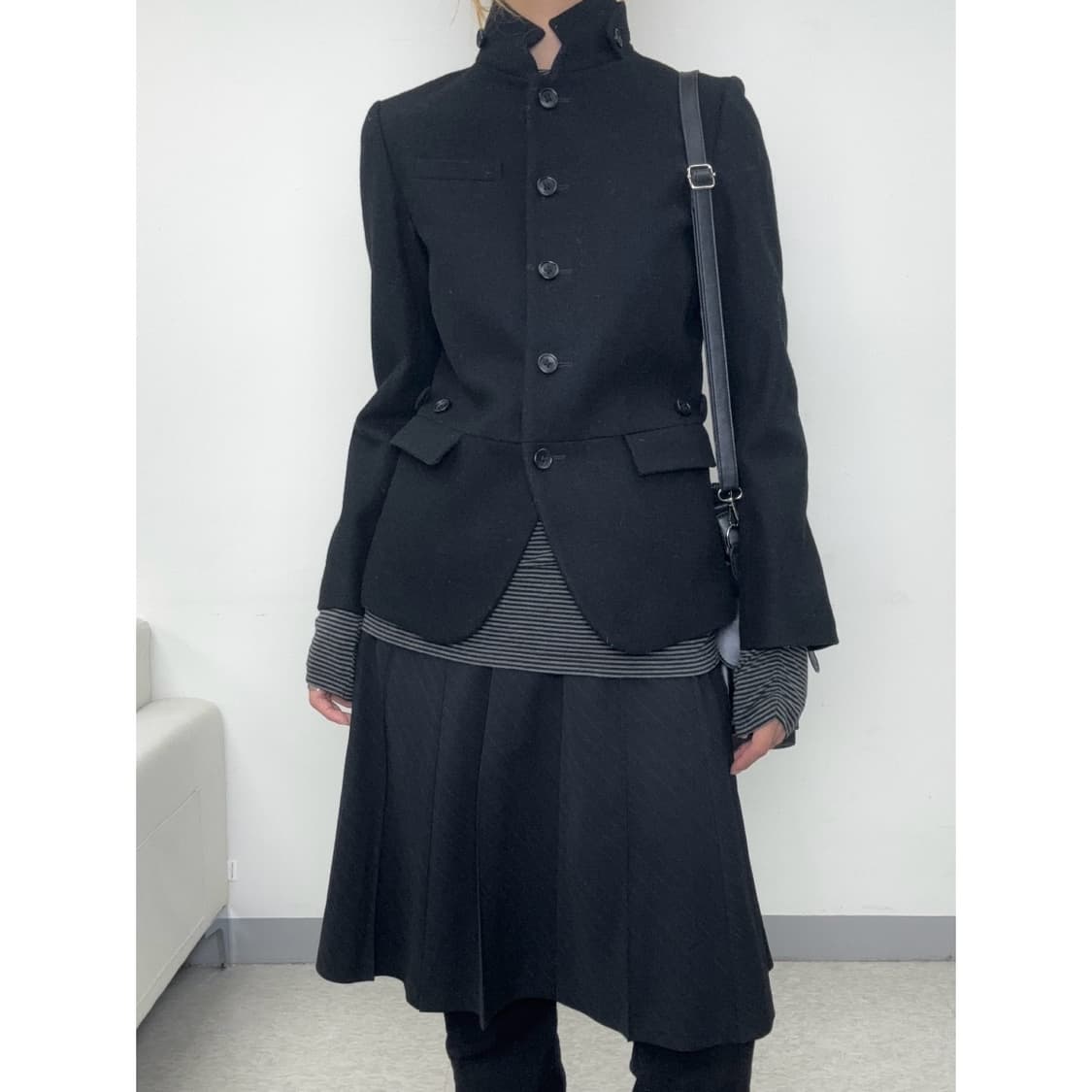 빈티지 블랙 울 자켓 상품이미지1