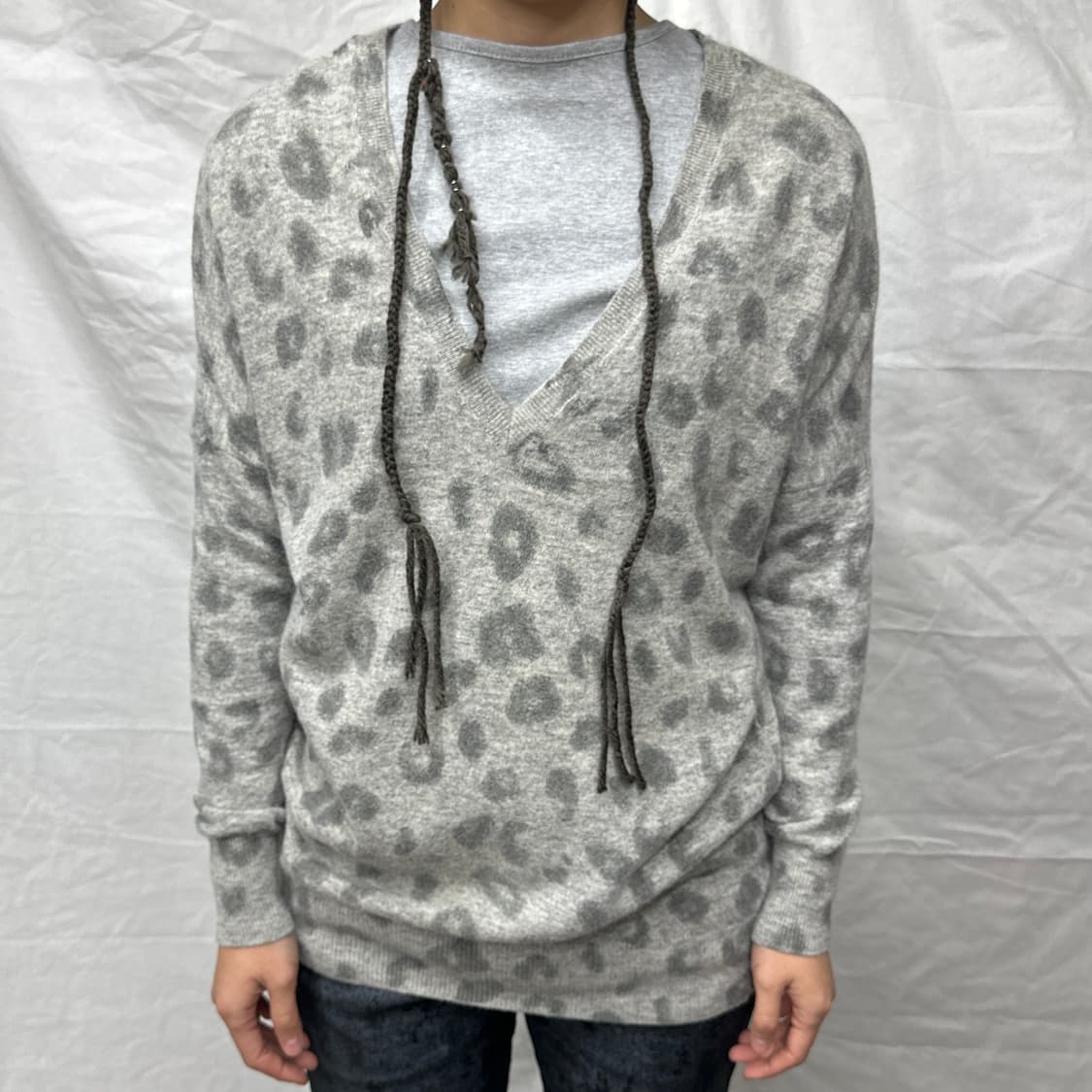 mysty woman 레오파드 니트 상품이미지4