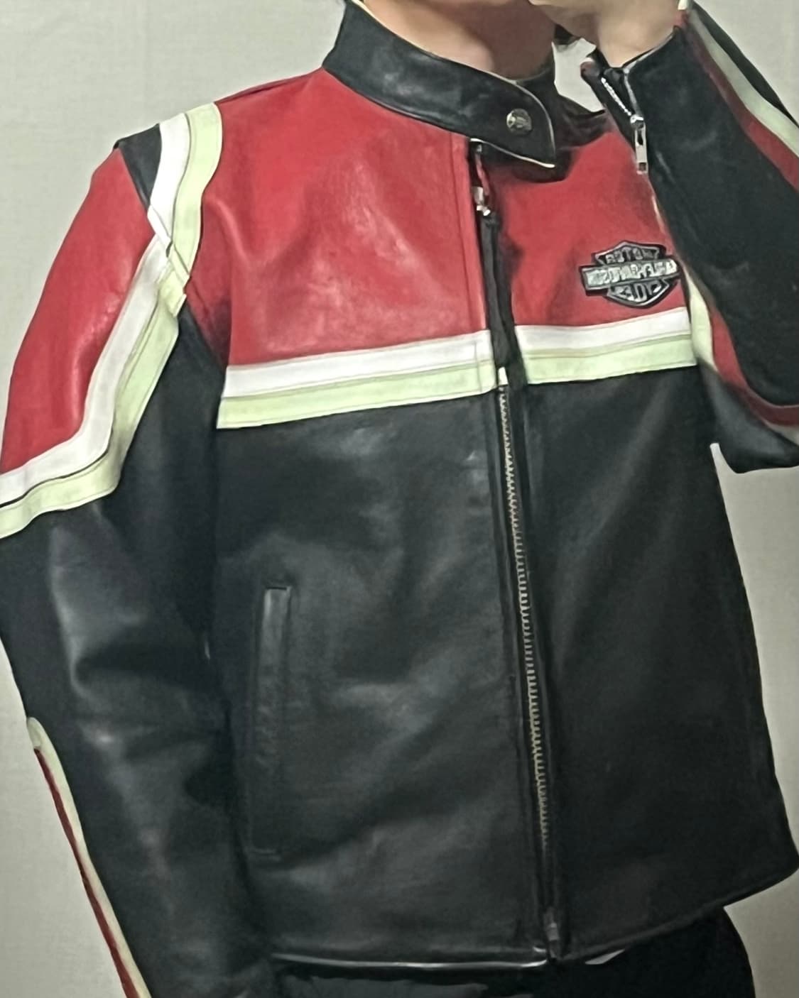 할리데이비슨 레더 레이싱 자켓 상품이미지2