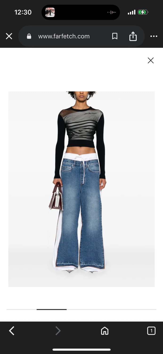 장폴고티에 레이어드 크롭 스웨터 상품이미지3