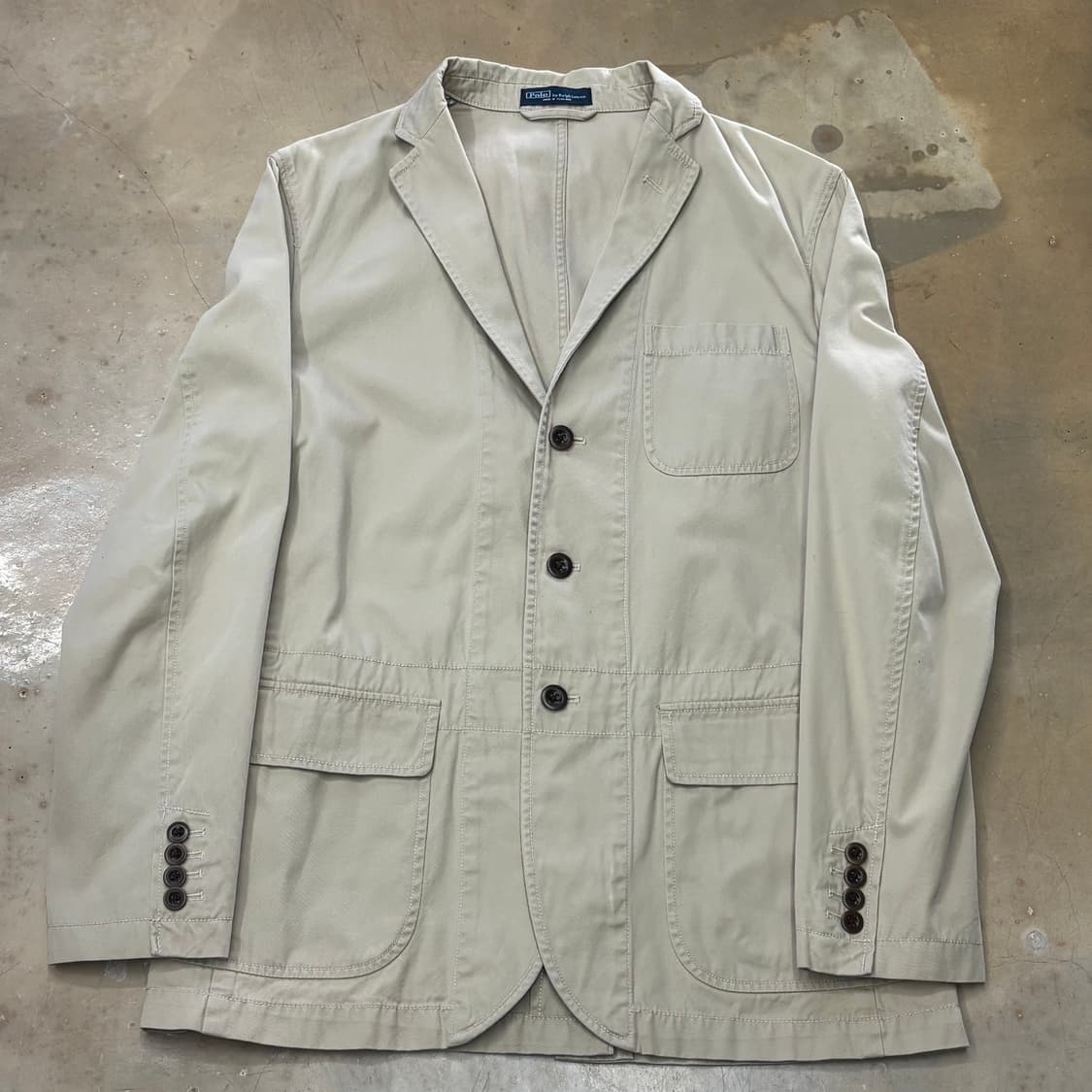 40R 폴로랄프로렌 베이지 코튼 블레이져  상품이미지2